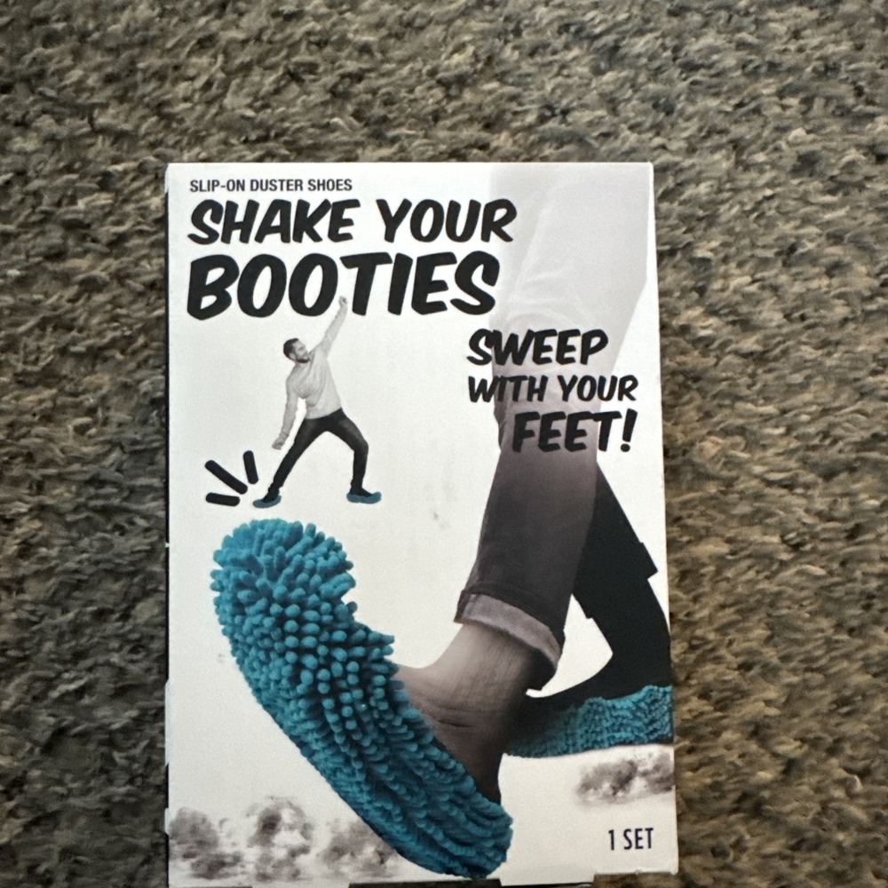 Protocol Shake Your Booties Slip-On Duster Shoes cleaning supplies slipper mop